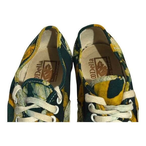 Vans X Della Lo Pro Batik Tribal Print Sneakers Women's Size 8.5 Ghana Collab - Picture 3 of 9